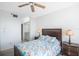 Bedroom with ensuite bathroom and ceiling fan at 7902 Sailboat Key S Blvd # 405, South Pasadena, FL 33707