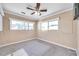 Bright bedroom with ceiling fan and carpet at 4851 W Gandy Blvd # B6 L3, Tampa, FL 33611