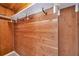 Cedar lined closet with shelving and hanging rods at 4851 W Gandy Blvd # B6 L3, Tampa, FL 33611