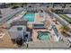 Aerial view of refreshing pool and hot tub at 4851 W Gandy Blvd # B6 L3, Tampa, FL 33611