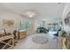 Spacious living area featuring tile floors and plenty of natural light at 511 Duxbury Ct # C, Safety Harbor, FL 34695