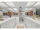 Double vanity bathroom with a large mirror at 700 Island Way # 704, Clearwater Beach, FL 33767