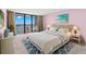 Main bedroom with water views and a relaxing atmosphere at 700 Island Way # 704, Clearwater Beach, FL 33767