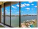 Expansive water view with boats and cityscape at 700 Island Way # 704, Clearwater Beach, FL 33767