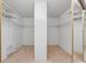 Spacious walk-in closet with ample shelving at 700 Island Way # 704, Clearwater Beach, FL 33767
