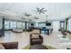 Spacious community room with pool table and seating at 7014 King Creek Dr, Sun City Center, FL 33573