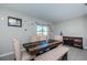 Bright dining area with wood table and bench seating at 7014 King Creek Dr, Sun City Center, FL 33573