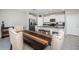 Spacious kitchen with stainless steel appliances and granite countertops at 7014 King Creek Dr, Sun City Center, FL 33573