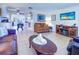 Open living room with views into kitchen and dining area at 9156 142Nd St, Seminole, FL 33776