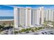 Oceanfront high rise building with surrounding landscape at 1230 Gulf Blvd # 604, Clearwater Beach, FL 33767