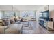Bright living room with ocean view and comfortable seating at 1230 Gulf Blvd # 604, Clearwater Beach, FL 33767
