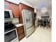 Modern kitchen with stainless steel appliances at 12908 Brant Tree Dr, Riverview, FL 33579