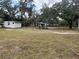 Spacious backyard with mature trees and open space at 1319 Vance Rd, Plant City, FL 33566