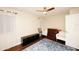 Bright bedroom with a ceiling fan, natural light, and contemporary furnishings at 1330 70Th N St, St Petersburg, FL 33710