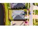Aerial view showcasing home's size and lot at 13307 Fawn Lily Dr, Riverview, FL 33579