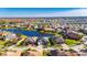 Aerial view of home on a lake in a residential community at 13307 Fawn Lily Dr, Riverview, FL 33579