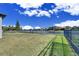 Spacious backyard with screened patio and lush lawn at 13307 Fawn Lily Dr, Riverview, FL 33579