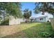 Large backyard with shed and screened patio at 175 83Rd N Ave, St Petersburg, FL 33702