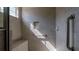 Spacious tiled shower featuring built in seat and convenient grab bars and niche at 1838 Tallulah Ter, Wesley Chapel, FL 33543