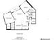 Condo floor plan showing spacious living areas and balcony at 2611 Bayshore Blvd # 302, Tampa, FL 33629