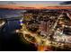 Night aerial of condo building near the water at 275 Bayshore Blvd # 1702, Tampa, FL 33606