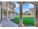 Large grassy backyard with a view of the house and surrounding landscape at 309 Pruett Rd, Seffner, FL 33584