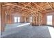 New home construction framing, showing a bedroom with large windows at 309 Pruett Rd, Seffner, FL 33584