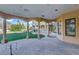 Large covered patio with access to backyard at 309 Pruett Rd, Seffner, FL 33584