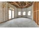 Interior of a house under construction, featuring double doors and large windows at 309 Pruett Rd, Seffner, FL 33584