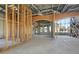 Open floor plan framing, showcasing the house's layout during the construction phase at 309 Pruett Rd, Seffner, FL 33584