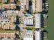 Aerial view of community near the waterfront at 318 Windrush Blvd # 10, Indian Rocks Beach, FL 33785