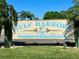 Gulf Harbor Condominium community entrance sign at 5207 Turquoise Ln # 202, New Port Richey, FL 34652
