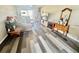 Living room with fireplace and plenty of natural light at 5207 Turquoise Ln # 202, New Port Richey, FL 34652