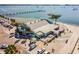 Aerial view of Gulfport Casino and surrounding area, located on the waterfront at 5570 4Th N Ave, St Petersburg, FL 33710