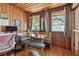 Dining area with built-in bench seating at 5570 4Th N Ave, St Petersburg, FL 33710