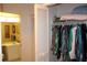 Large walk-in closet with ample hanging space at 7108 Saint Andrews Ln, Sarasota, FL 34243