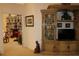 Home library with extensive book collection at 7108 Saint Andrews Ln, Sarasota, FL 34243