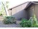 Cozy patio with seating area and greenery at 7108 Saint Andrews Ln, Sarasota, FL 34243