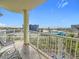 Relaxing balcony showcasing panoramic ocean views at 11605 Gulf Blvd # 505, Treasure Island, FL 33706