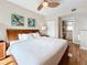 King bedroom with ensuite bathroom and ocean view at 11605 Gulf Blvd # 505, Treasure Island, FL 33706