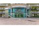 Ground level lobby with large windows and ample parking at 11605 Gulf Blvd # 505, Treasure Island, FL 33706