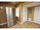 Stainless steel refrigerator in updated kitchen at 12200 Vonn Rd # 2109, Largo, FL 33774