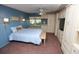 Main bedroom with built-in storage and window seat at 12200 Vonn Rd # 2109, Largo, FL 33774