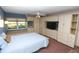 Main bedroom with ample built-in storage and window seat at 12200 Vonn Rd # 2109, Largo, FL 33774