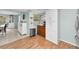 Kitchen boasts ample storage and wood cabinetry at 1597 Franklin Way, Dunedin, FL 34698