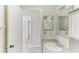 Clean bathroom with vanity and mirror at 2243 Greenwich Dr, Sun City Center, FL 33573