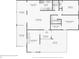 One-story home floor plan, featuring 2 bedrooms, 2 baths, and a spacious living area at 2243 Greenwich Dr, Sun City Center, FL 33573