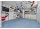 Organized garage with plenty of storage for tools and equipment at 238 71St Ave, St Pete Beach, FL 33706