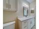 Bathroom with vanity, toilet and built-in storage at 2741 Via Cipriani # 930A, Clearwater, FL 33764