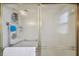 Bathroom with shower and updated fixtures at 5200 Brittany S Dr # 1110, St Petersburg, FL 33715